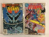 Lot of 2 Vintage DC Comics The New Teen Titans Comic No. 31, 32