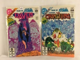 Lot of 2 Vintage DC Comics Tales of the New Teen Titans Comic No.2, 3
