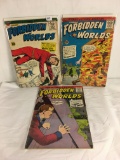 Lot of 3 Vintage American Comics Group Forbidden Worlds Comic No. 90, 93, 112