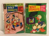 Lot of 2 Vintage Walt Disney Gold Key Comics Walt Disney's Comics and Stories Mar.