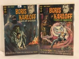 Lot of 2 Vintage Gold Key Comics Boris Karloff Tales of Mystery Comic June & Sept