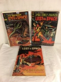 Lot of 3 Vintage Gold Key Comics Space Family Robinson Lost in Space Comics