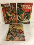 Lot of 3 Vintage Gold Key Comics Brothers of the Spear Comics