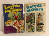 Lot of 2 Vintage Fawcett Comics Dennis the Menace Comic No. 106, 108
