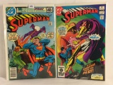 Lot of 2 Vintage DC Comics Superman Comic No.334, 387