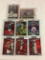 Lot of 8 pcs Loose Collector Assorted NFL Football Cards - See Pictures