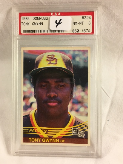 Vintage Collector PSA 1984 Donruss #324 Tony Gwynn NM-MT 8 06011674 Card