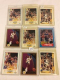 Lot of 9 pcs Loose Collector Assorted Basketball Cards - See Pictures