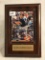 Collector 2003 Donruss Padres Sean Burroughs Signed Baseball Plaque 4.5X6.5