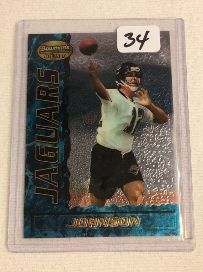 Collector 1995 Topps Jacksonville Jaguars Rob Johnson Football Card No. 64