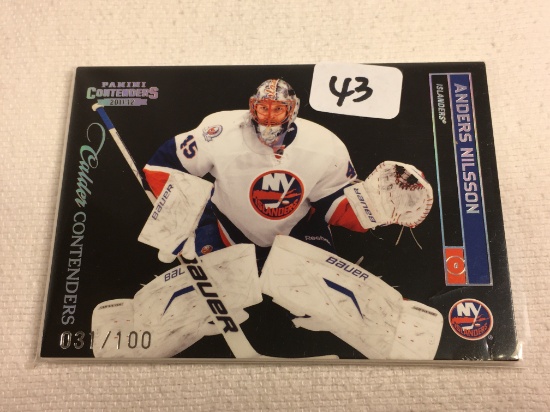 Collector 2012 Panini Contenders New York Islanders Anders Nilsson NHL Card No. 192