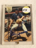 Collector 1994 Topps Padres Dustin Hermanson Hand Signed Baseball Card No. 87