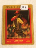 Vintage Collector 1988 Score Cardinals John Tudor Hand Signed Baseball Card No. 275