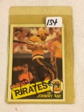 Vintage Collector 1985 Topps Pirates Johnny Ray Hand Signed Baseball Card No. 96