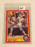 Collector 1990 Score Chicago Cubs Dwight Smith Hand Signed Baseball Card No. 240