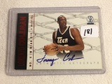Collector 1997 Score Board Lorenzo Coleman Hand Signed Basketball Card