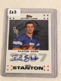 Collector 2007 Topps Detroit Lions Drew Stanton Hand Signed Football Card