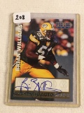 Collector 1997 Score Board GB Packers Brian Williams Signed Football Card