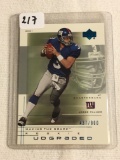 Collector 2001 Upper Deck NY Jesse Palmer Rookie Football Card No. 79