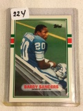 Vintage Collector 1989 Topps Detroit Lions Barry Sanders Football Card No. 83T