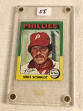 Vintage Collector 1975 Topps Phillies Michael Jack Schmidt Baseball Card No. 70