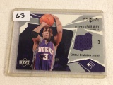 Collector 2003 Upper Deck Phoenix Suns Stephon Marbury Basketball Patch Card No. 3