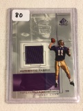 Collector 2001 Upper Deck Huskies Marques Tuiasosopo Football Jersey Patch Card