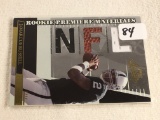 Collector 2007 Donruss Raiders JaMarcus Russell Jersey and Football Patch Card No. 251