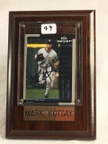 Collector Upper Deck Padres Mark Kotsay Baseball Signed Plaque 4.5X6.5