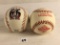 Lot of 2 Loose Sport Baseball Balls - See pictures