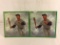 Lot of 2 Collector Sport Baseball Mickey Mantle Sports Record 7X7