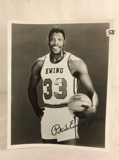 Collector Sport Basketball Photo of Patrick Ewing 8X10"