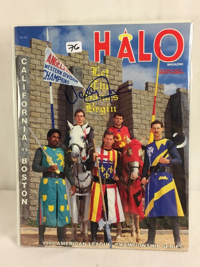 Collector Sport Halo Magazine Autographed - See Pictures