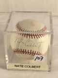 Collector Sport Baseball Hand Signed Autographed By Nate Colbert Ball - See Pictures