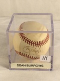 Collector Sport Baseball Hand Signed Autographed By Sean Burrows Ball - See Pictures