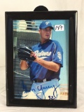 Collector Sport Picture Hand Signed Autographed In Frame Chris Young  8x6