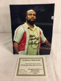 Collector Sport Boxing Photo Signed by Eddie Mustafa Muhammad 8X10