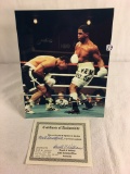 Collector Sport Boxing Photo Autographed by Monte Barrett 8X10