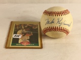 Collector Used Sport Baseball Ball Hand Signed/ Autographed Ball By: Mike Pagliarulo W/Card