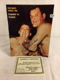 Collector Sport Boxing Photo Autographed by Killer Kowalski 8X10