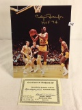 Collector Sport Basketball Photo Autographed by Elgin Baylor 8X10