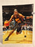 Collector Sport Basketball Painting Autographed 8X10