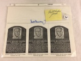 Collector Sport Baseball Paper w/ Autograph of Henry Benjamin Greenberg - See Pictures