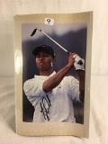 Collector Sport Golf Photo Autographed by Tiger Woods 5.5X8.5