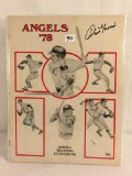Vintage Collector Sport Baseball Angels 1978 Spring Training Signed - See Pictures