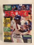 Vintage Collector Sport Baseball Magazine April 1987 Signed - See Pictures