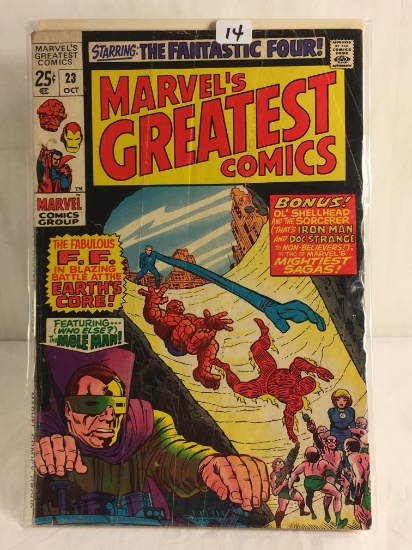 Vintage Marvel Comics Group Marvel's Greatest Comics ft. The Fantastic Four Comic No. 23