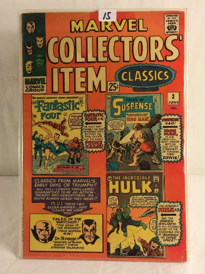 Vintage Marvel Comics Group Marvel Collectors' Item Classics Comic No. 3