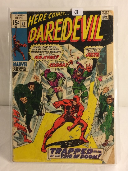 Vintage Marvel Comics Group Daredevil Comic No. 61