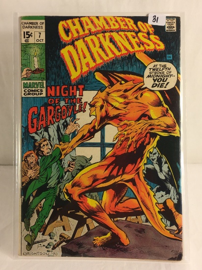 Vintage Marvel Comics Group Chamber of Darkness Night of the Gargoyle Comic No. 7